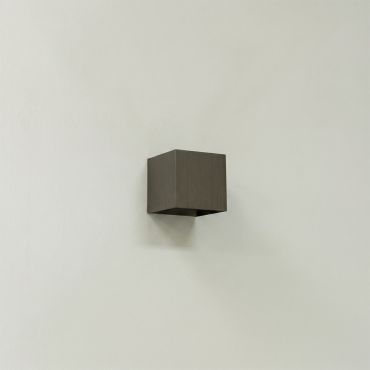Artdelight Gymm - wandverlichting - 10 x 10 x 10 cm - licht brons