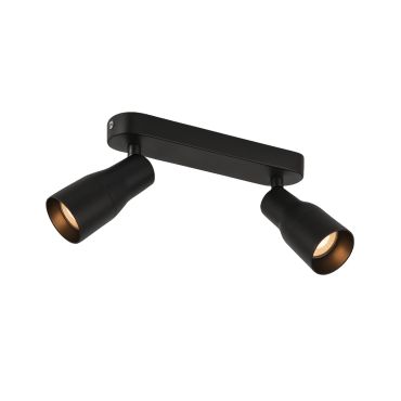 VK Lighting Iluma - wand- en plafondlamp - 27 x 12,8 x 6 cm - zwart