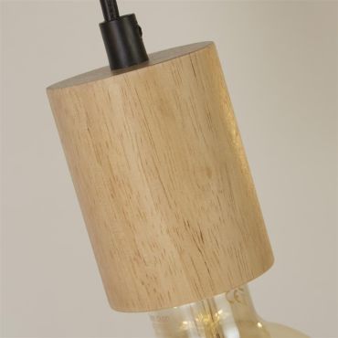Searchlight Spinny - hanglamp - 115 x 152,5 cm - mat zwart