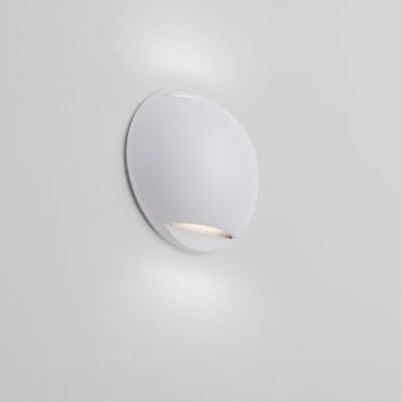 Nova Luce Passo - buiten wandverlichting - Ø 12 x 4 cm - 4W LED incl. - IP65 - zandwit