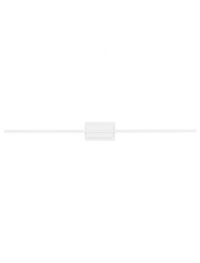 Nova Luce Azure - wandlamp - 6,9 x 11,8 x 120,5 cm - 28,5W LED incl. - zandwit