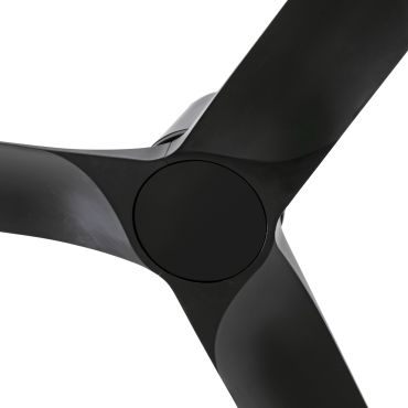 Faro Hey Tub S Tuya Smart - plafondventilator - Ø 90 cm - mat zwart