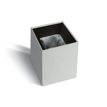 ONE Light Dark Light Pro Square Cylinders - opbouwspot 1L - 8 x 8 x 10,4 cm - 15W LED incl. - wit