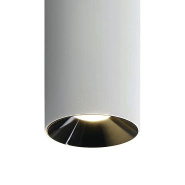 ONE Light LED Decorative Cylinders - opbouwspot 1L - Ø 7,2 x 15,5 cm - 15W LED incl. - wit