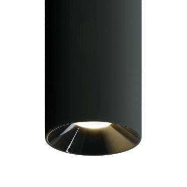 ONE Light LED Decorative Cylinders - opbouwspot 1L - Ø 7,2 x 15,5 cm - 15W LED incl. - zwart