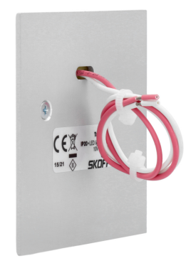 Skoff Tango Stick LED -  opbouw wandverlichting - 73 x 73 mm  - zwart - 10V - 3000K