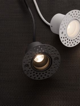 Nova Luce Uho - inbouwspot - Ø 68 mm - inbouwmaat 40 mm - 3W LED incl. - zwart