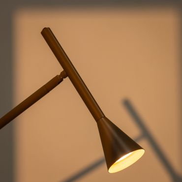 ETH Kim - vloerlamp - Ø 25 x 166 cm - bruin