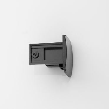 Nova Luce eindkap 3-fase rail - zwart