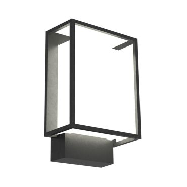Nordlux Nestor - buiten wandverlichting - 14,7 x 22,1 cm - 8W LED incl. - IP44 - zwart