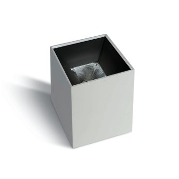 ONE Light Dark Light Pro Square Cylinders - opbouwspot 1L - 8 x 8 x 10,4 cm - 10W LED incl. - wit