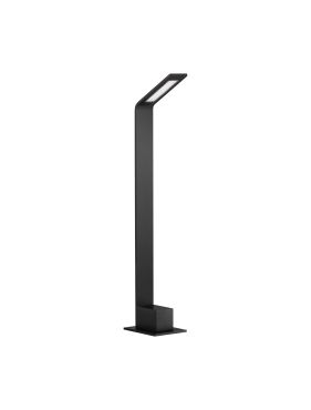 Nova Luce Vel - tuinpaal - 9,5 x 61 cm - 7W LED incl. - IP65 - zandzwart