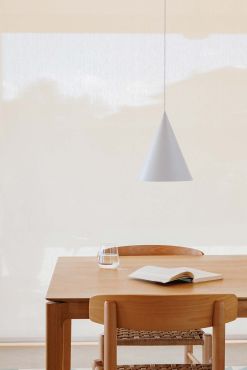 Faro Lina - hanglamp - Ø 23,5 x 24,6 cm - 12W LED incl. - wit