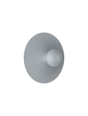 Nova Luce Edem - wandlamp - Ø 25 x 11 cm - 9W LED incl. - blauwgrijs