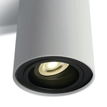 ONE Light GU10 Adjustable Cylinders - opbouwspot 1L - Ø 9,6 x 12,5 cm - wit