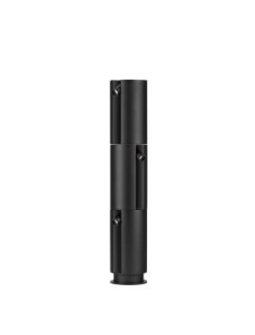 Nova Luce Taglio - tuinpaal - Ø 12 x 65 cm - 8W LED incl. - IP65 - zandzwart