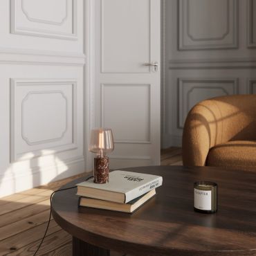 Nordlux Deco - Ø 10,5 x 15,5 cm - E27 - 4,1W dimbaar - 2700K - amber