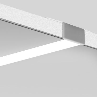 KLUS Giza-ll-t - inbouw LED profiel voor 12mm gipsplaat - 2,6 cm vensterbreedte - aluminium