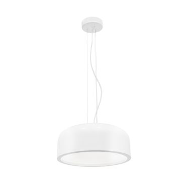 SHOWROOMMODEL - Nova Luce Perleto - hanglamp - Ø 35 x 133 cm - wit