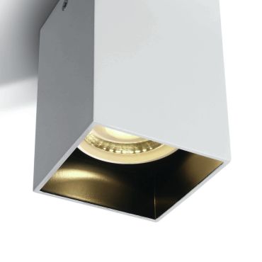 ONE Light GU10 Dark Light - opbouwspot 1L - 6 x 6 x 9,5 cm - wit