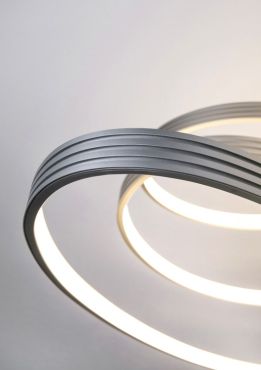 KLUS GIZA - profiel - 2,6 x 0,95 cm - geanodiseerd zilver