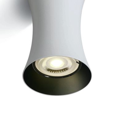 ONE Light GU10 Ceiling Cylinders  - opbouwspot 1L - Ø 7 x 11,5 cm - wit