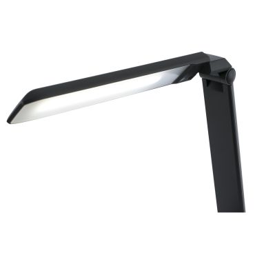 Faro Anouk - bureaulamp met USB - 35 x 13,5 x 40 cm - 8W dimbare LED incl. - mat zwart