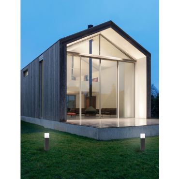 Nova Luce Stick - tuinpaal - 7,6 x 7,6 x 25 cm - IP54 - donkergrijs