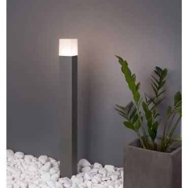 Nova Luce Stick - tuinpaal - 7,6 x 7,6 x 80 cm - IP54 - donkergrijs