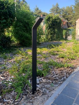 Artdelight Koloa - tuinpaal - 11 x 6 x 80 cm - 6W LED incl. - IP54 - zwart