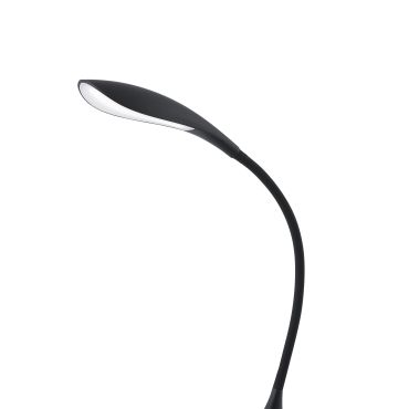 Faro Otto - bureaulamp - 32 x 17,5 x 42 cm - 6W dimbare LED incl. - mat zwart