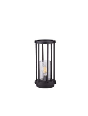 Nova Luce Elysium - tuinpaal - Ø 16 x 35 cm - IP65 - donker antraciet