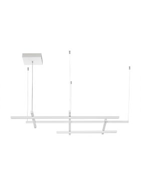 Nova Luce Pace - hanglamp - 102 x 204 x 80 cm - 83W dimbare LED incl. - zandwit