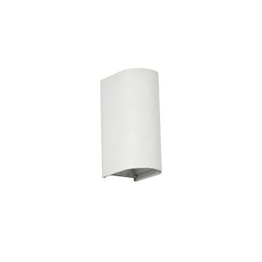 VK Lighting Dust - wandlamp - 7,1 x 17,1 x 9,6 cm - 2 x 6W LED incl. - IP65 - zandwit
