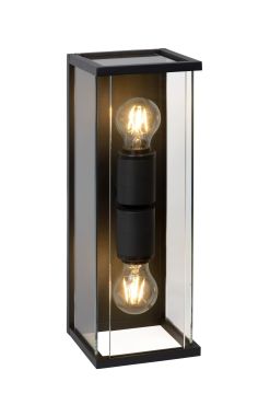 Lucide Claire - buiten wandverlichting - 14 x 16 x 40 cm - IP54 - antraciet