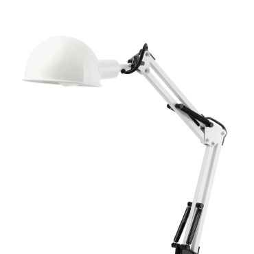 Faro Baobab - bureaulamp - 34 x 16 x 49 cm - mat wit