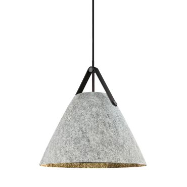 Design For The People Strap 36 - hanglamp - Ø 36 x 337 cm - lichtgrijs