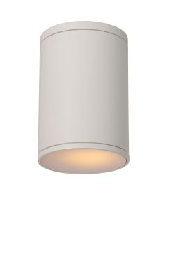 Lucide Tubix - opbouwspot - Ø 10,8 x 15,3 cm - IP54 - wit