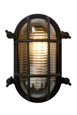 Lucide Dudley - buiten wandverlichting - 20 x 14 x 10 cm - IP65 - zwart
