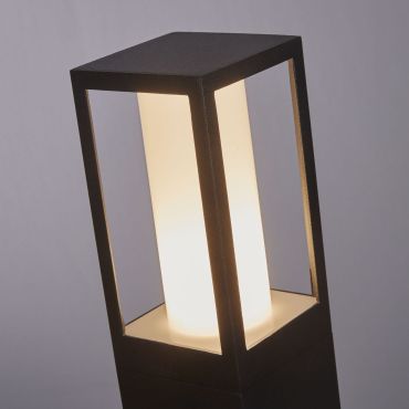 Searchlight Avenue - tuinpaal - 7,5 x 7,5 x 73 cm - IP44 - zwart