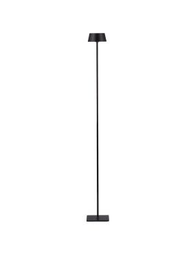 Nova Luce Persea - droplaagdbare vloerlamp - Ø 11,5 x 115 cm - 2W dimbare LED incl. -  IP54 - donker antraciet