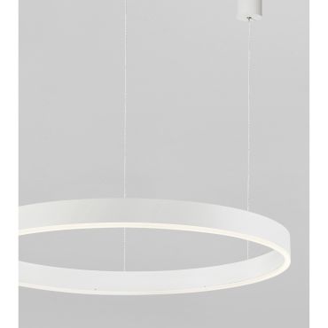 Nova Luce Motif - hanglamp - Ø 100 x 150 cm - 55W dimbare LED incl. - zandwit