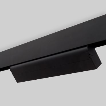 Nova Luce Rieti - armatuur voor magnetisch profielsysteem - 40,7 x 3,4 x 11,6 cm - 22W LED incl. - zwart - warm witte lichtkleur