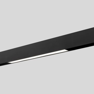 Nova Luce Rieti - armatuur voor magnetisch profielsysteem - 26,9 x 3,5 x 5,1 cm - 15W LED incl. - zwart - witte lichtkleur