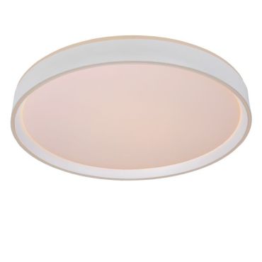 Lucide Nuria - plafondverlichting - Ø 50 x 7,5 cm - 36W LED incl. - 3 stappen dimbaar - wit