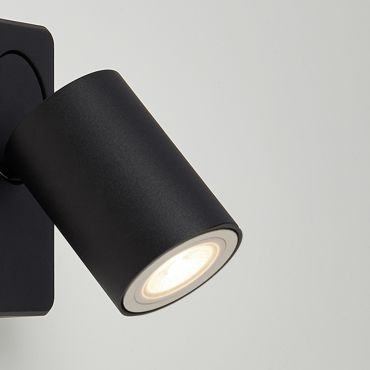 Projectlight Phoebe - opbouwspot - 12 x 7 x 11 cm - zwart