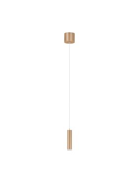 Nova Luce Doc - hanglamp - Ø 3 x 120 cm - 5W LED incl. - goud