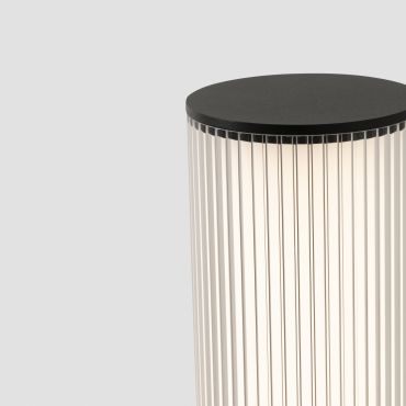 Faro Tura - tuinpaal - Ø 16 x 105 cm - 28W LED incl. - IP65 - donkergrijs