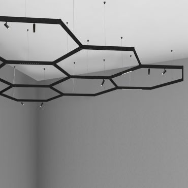 Nova Luce Tree 02 - connector - 18 x 21 x 7,5 cm - zwart