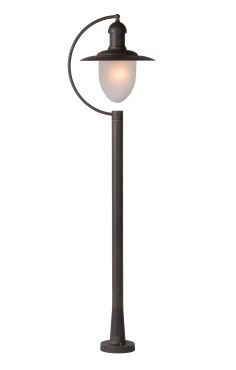 Lucide Aruba - tuinpaal - 25 x 28,5 x 110 cm - IP44 - roestbruin